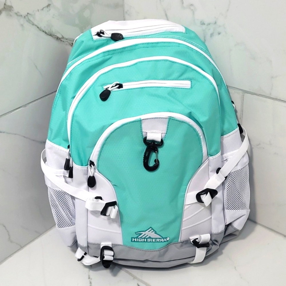 High Sierra teal backpack